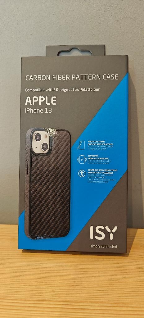 Coque carbon pour iphone 13, Ophalen, Zo goed als nieuw, IPhone 13
