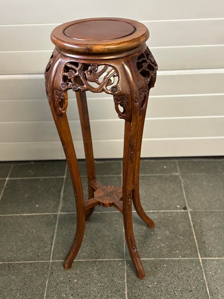Mooie antieke chinese pied de stal, Huis en Inrichting, Woonaccessoires | Zuilen en Pilaren, Ophalen, Gebruikt