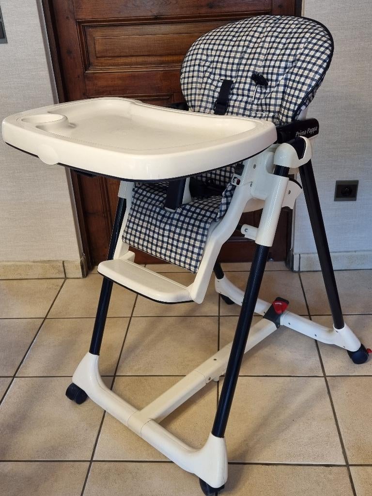 Eetstoel Prima Pappa, Kinderen en Baby's, Kinderstoelen, Ophalen, Gebruikt, Gordel(s)