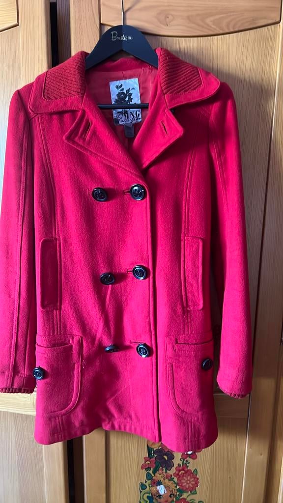 Veste rouge mango, Enlèvement, Comme neuf, Rouge