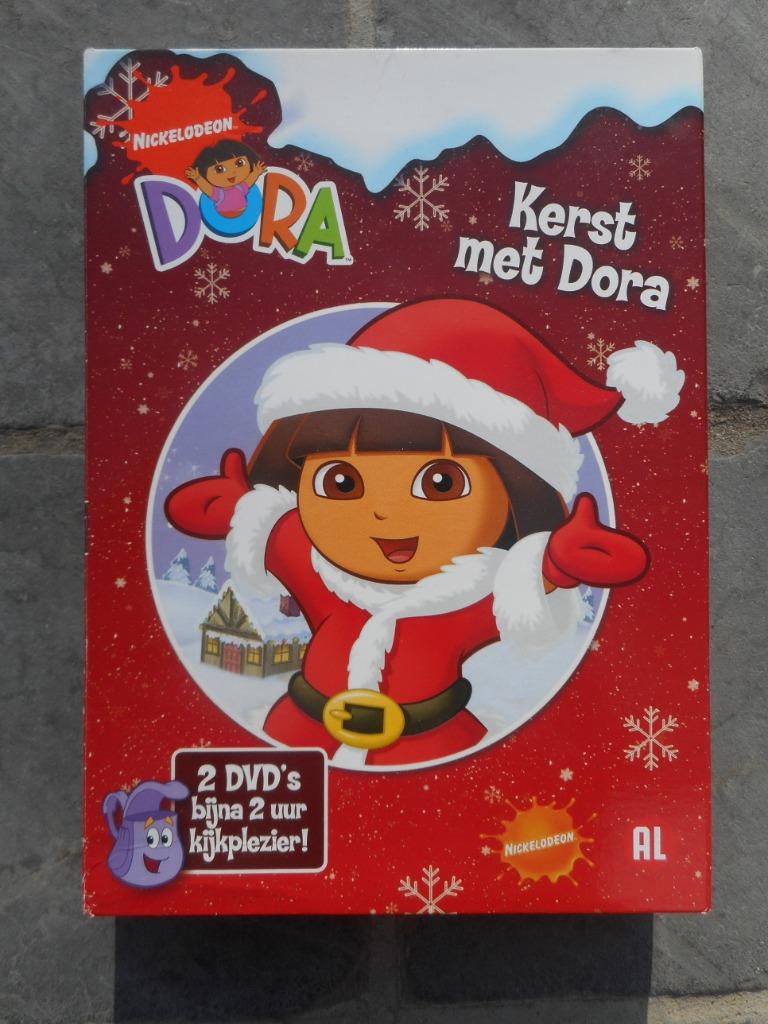 BOX met 2 DVD's - DORA - Kerst met Dora, Ophalen of Verzenden, Gebruikt, Boxset