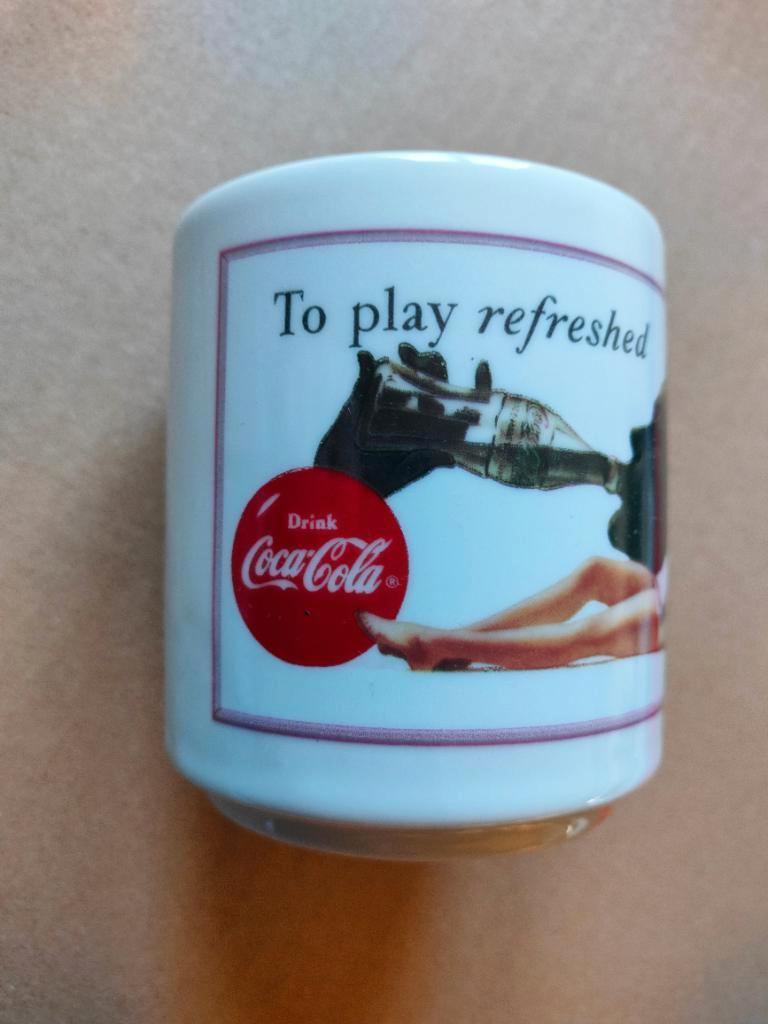 Drink Coca Cola Coke To Play Refreshed mug CIPA Italy tas, Ophalen of Verzenden, Zo goed als nieuw, Gebruiksvoorwerp