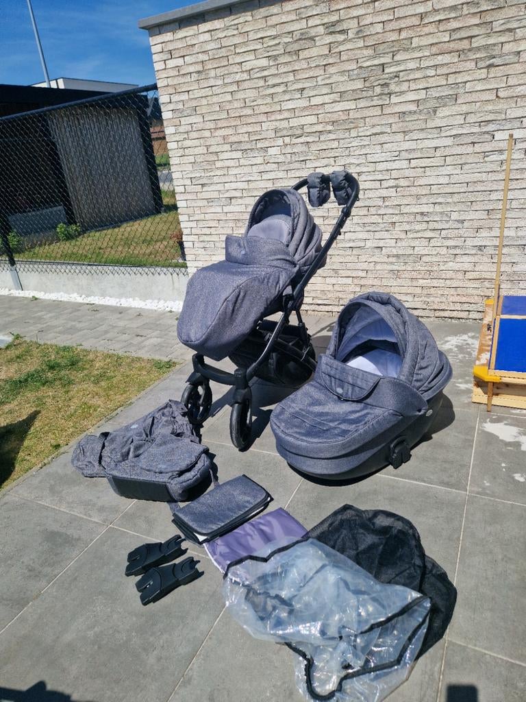 Ptit Chou kinderwagen + mand + accessories, Ophalen