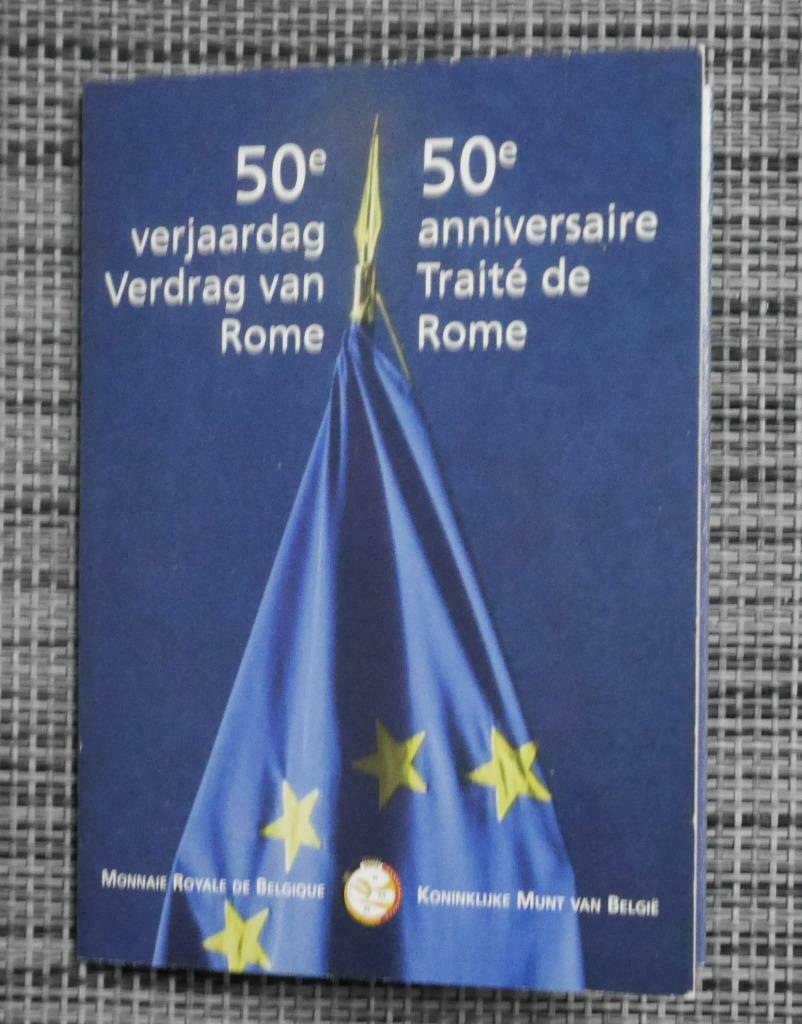 2 Euro Coincard België 2007 Verdrag van Rome, Postzegels en Munten, Munten | Europa | Euromunten, Ophalen of Verzenden, België