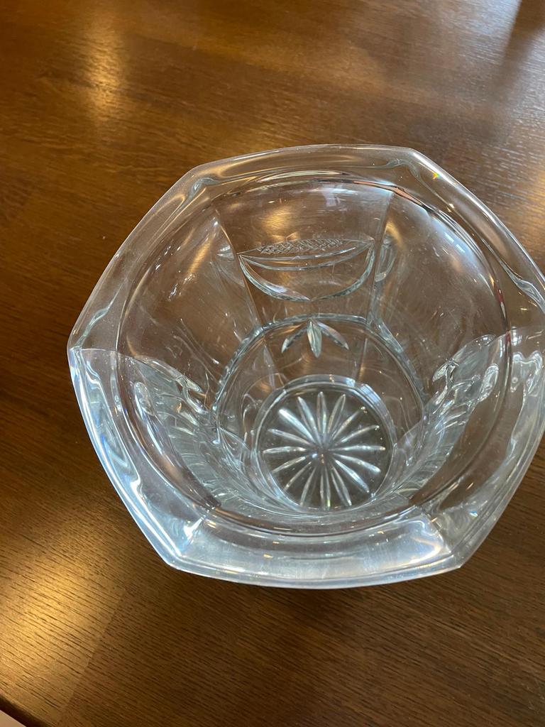 Kristallen vaas / champagnekoeler – Artisanat de Lorraine, Antiek en Kunst, Ophalen of Verzenden