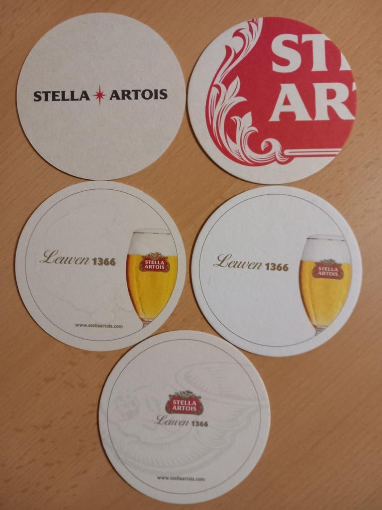 Bierviltjes Stella Artois  (491), Ophalen of Verzenden, Zo goed als nieuw, Stella Artois