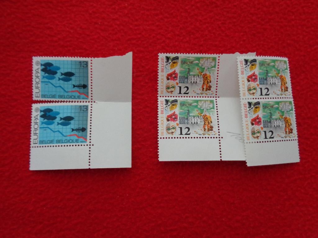 Timbres Belge Différents Neuf, Timbres & Monnaies, Envoi, Non oblitéré, Neuf