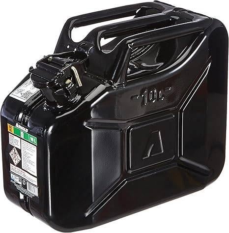metalen jerrycan | 10 L | zwart | GRATIS LEVERING