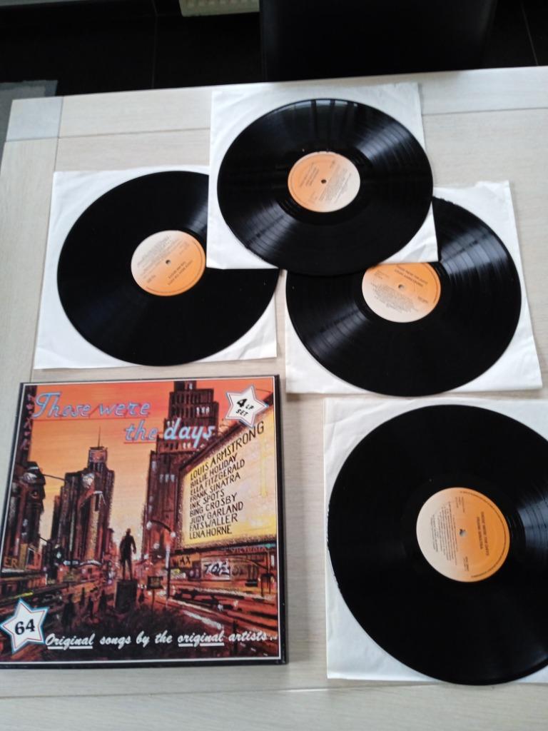 4 lp's langspeelplaten in Box -Those were the days, Enlèvement ou Envoi, Comme neuf
