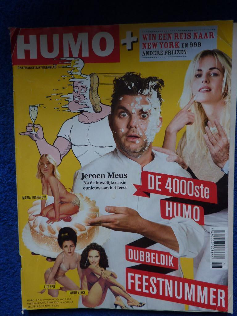 De 4000ste HUMO – mei 2017 – collector’s item, Boeken, Ophalen, Zo goed als nieuw, Muziek, Film of Tv