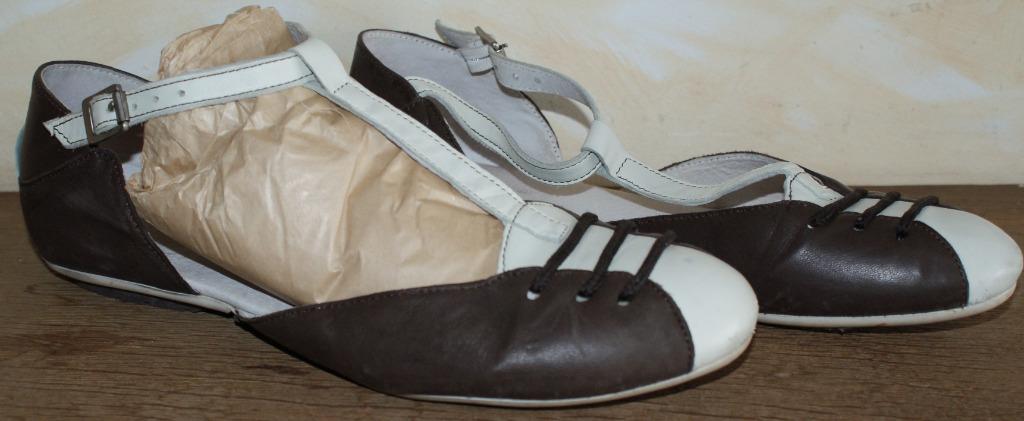 PATAUGAS ballerines brun & crème P39 ** PORTÉES **, PATAUGAS, Enlèvement ou Envoi, Brun, Porté