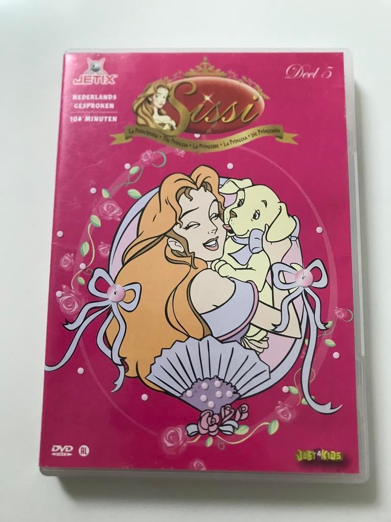 DVD Princess Sissi deel 5, Tous les âges, Enlèvement ou Envoi, Comme neuf, Dessin animé