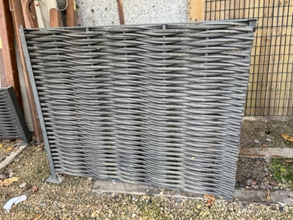 écran de jardin composite, 150 à 200 cm, Utilisé, Composite, 150 à 200 cm