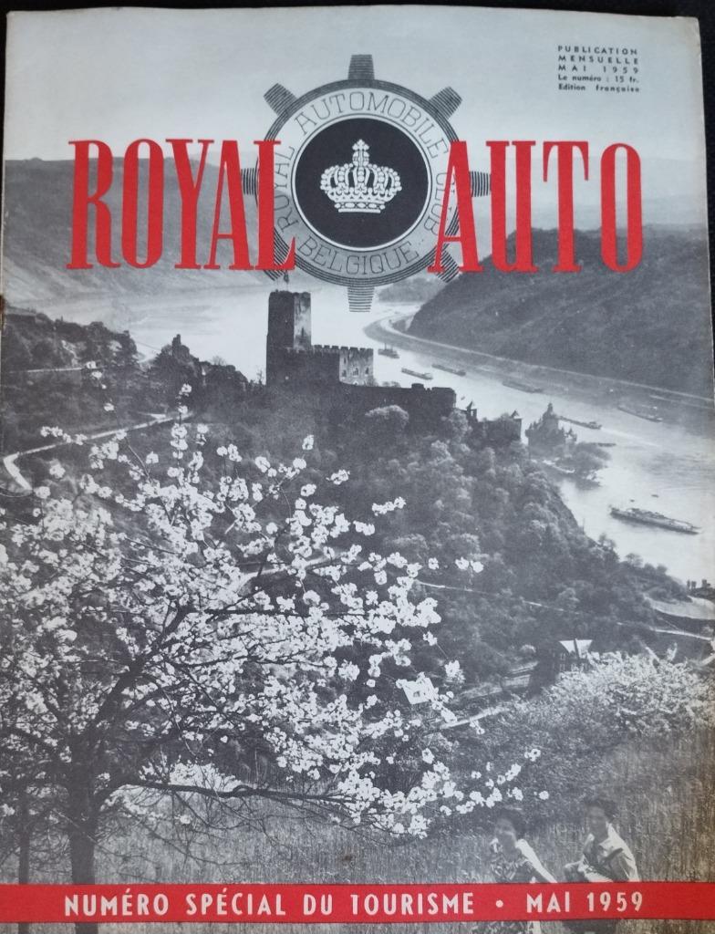 ROYAL AUTO 1959 n5 revue du RACB, Général, Utilisé, Collectif, Envoi