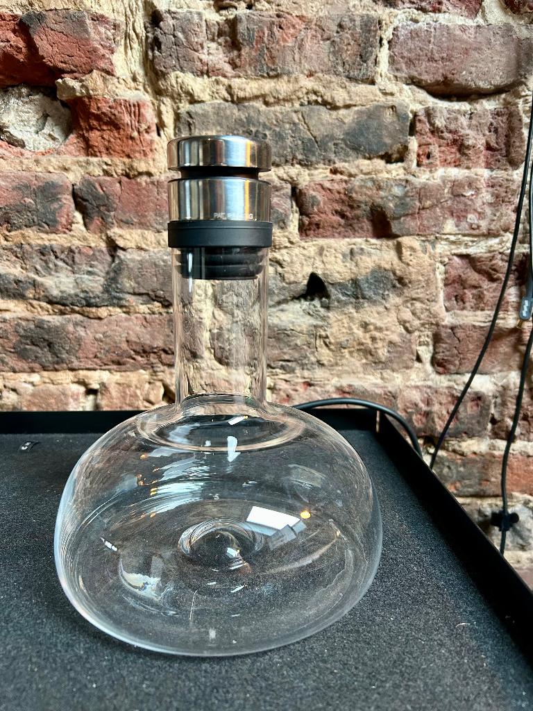 Wijn Design Decanteer Karaf, Verre ou Verres, Comme neuf, Verre, Enlèvement