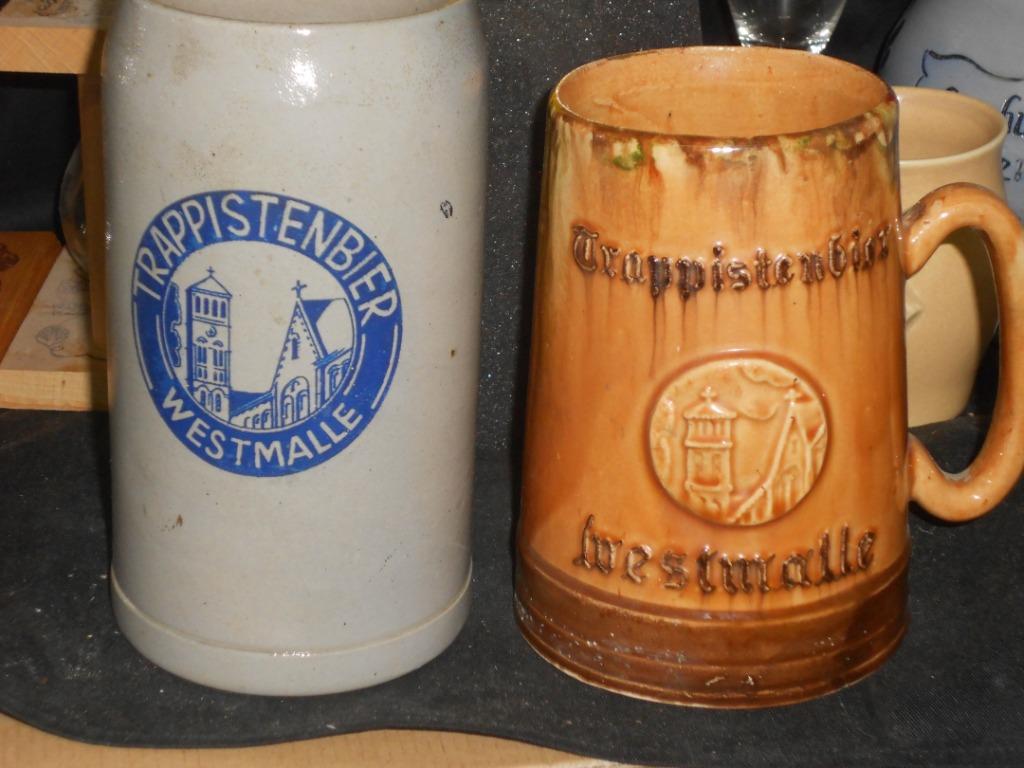 Bierglazen.Trappistenbier.Westmalle.Brouwerij Der Trappisten, Ophalen of Verzenden, Zo goed als nieuw, Pul(len), Overige merken