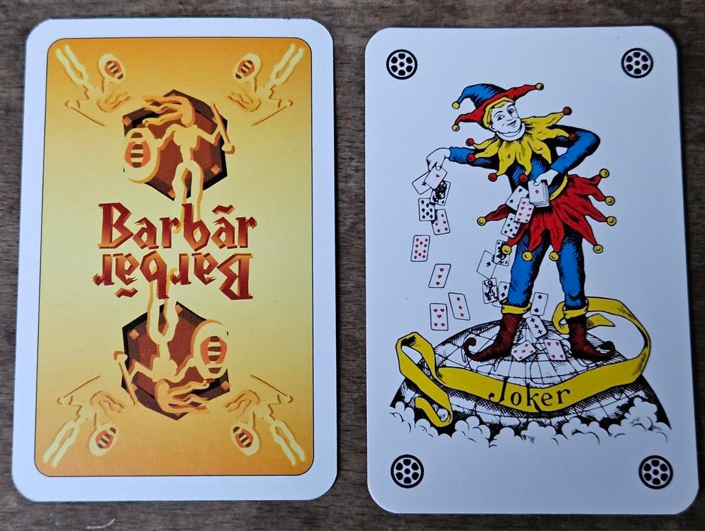 Barbar speelkaarten Joker
Dit zijn Barbar speelk, Verzamelen, Ophalen of Verzenden, Speelkaart(en)