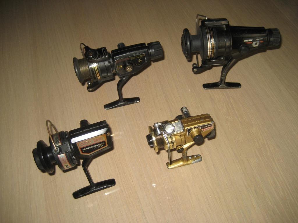 3 vintage hengel molens, Watersport en Boten, Ophalen of Verzenden, Gebruikt, Molen