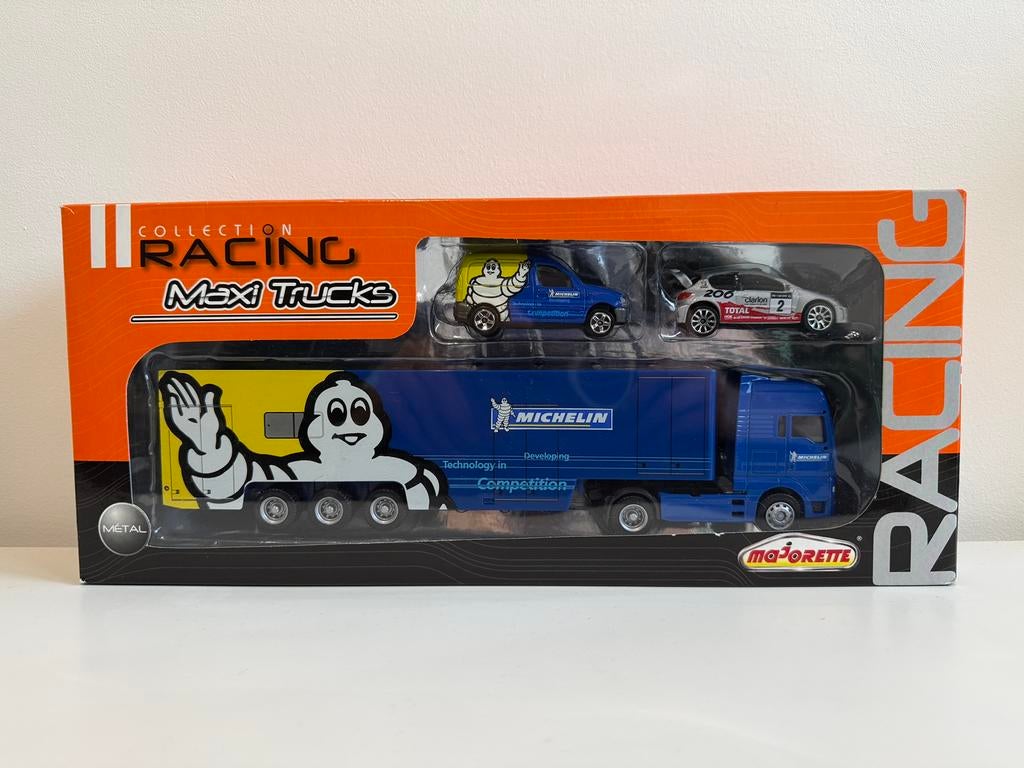 Collection Majorette Michelin Racing, Enlèvement ou Envoi, Neuf, Bus ou Camion