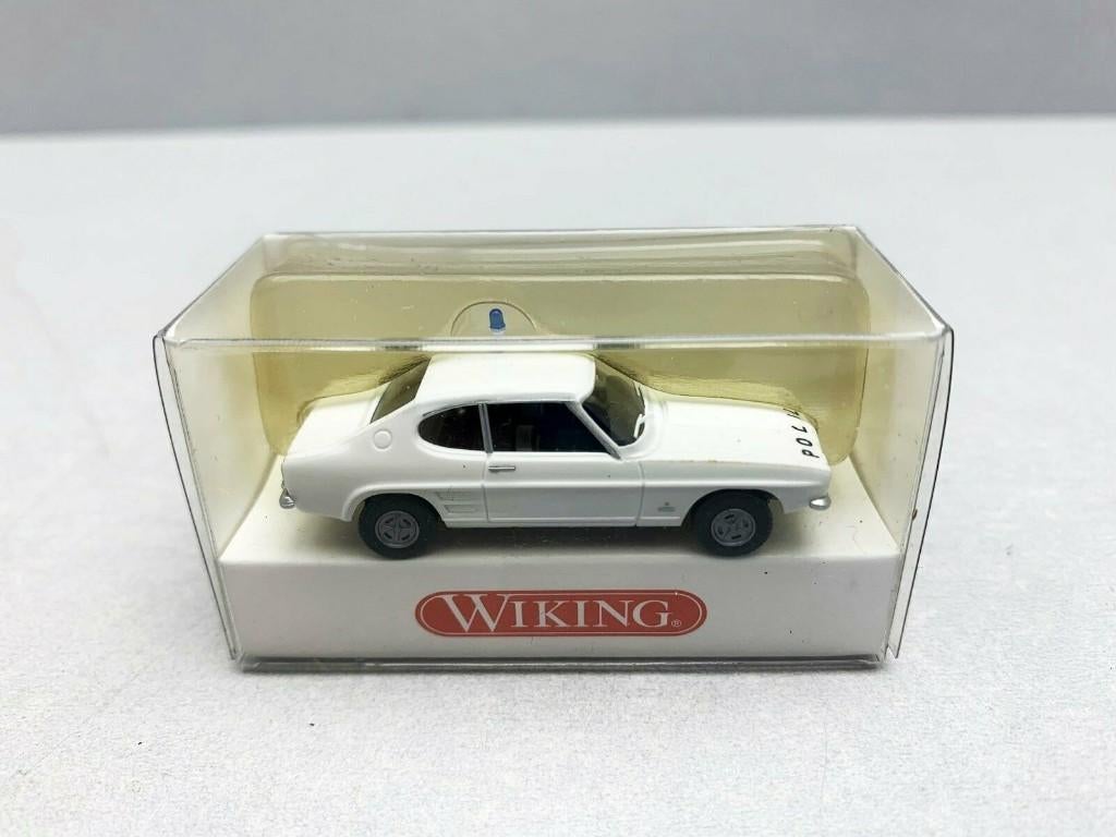 FORD Capri GT POLICE 1/87 HO WIKING Germany Neuve + Boite, Hobby en Vrije tijd, Modelauto's | 1:87, Nieuw, Auto, Wiking, Ophalen of Verzenden