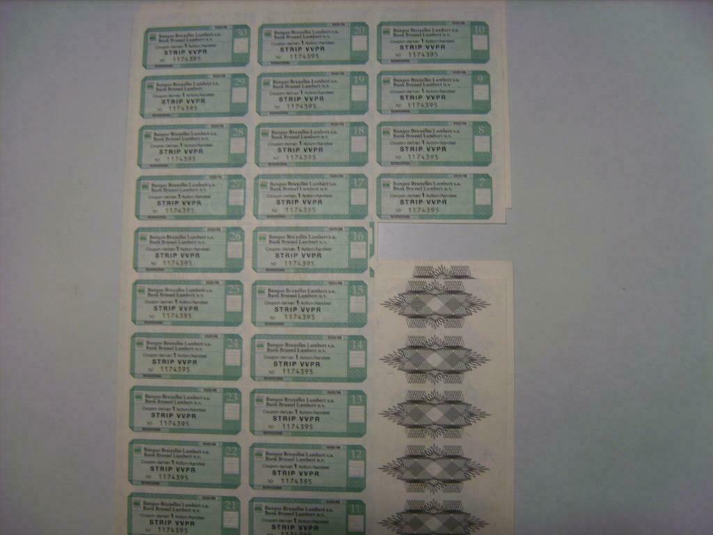 coupon strip VVPR BBL, Enlèvement ou Envoi, 1970 à nos jours, Autres types