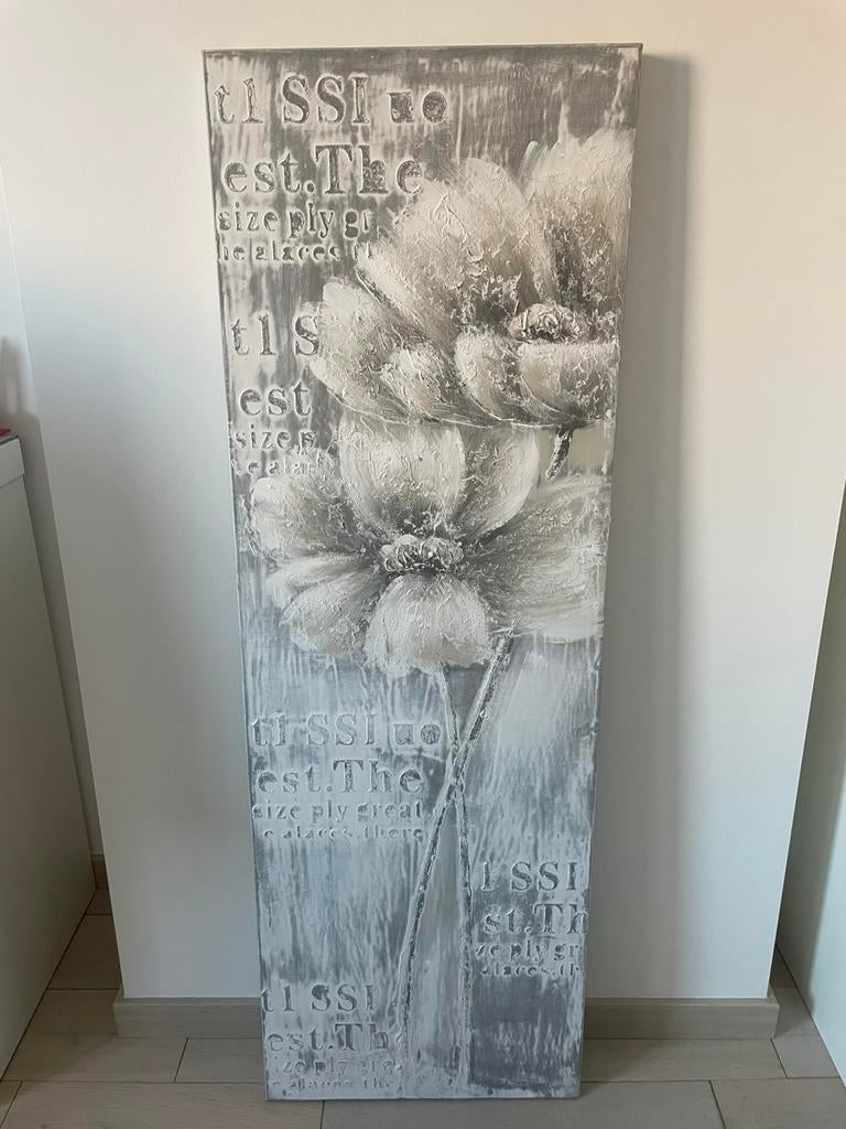 Tableau moderne structuré 117 × 38 cm, Enlèvement, Neuf
