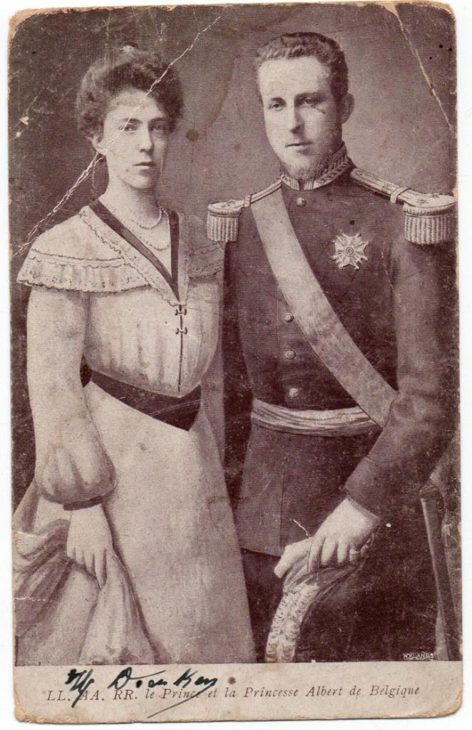 L. L. A.A. R.R. Le Prince et la Princesse Albert de Belgique, Enlèvement ou Envoi, Avant 1920, Affranchie, Anvers