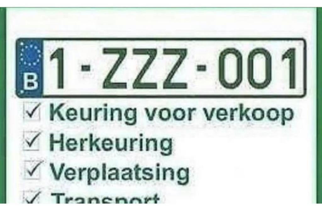 Z plaat dienst keuring verplaatsing, 24-uursservice, Apk-keuring