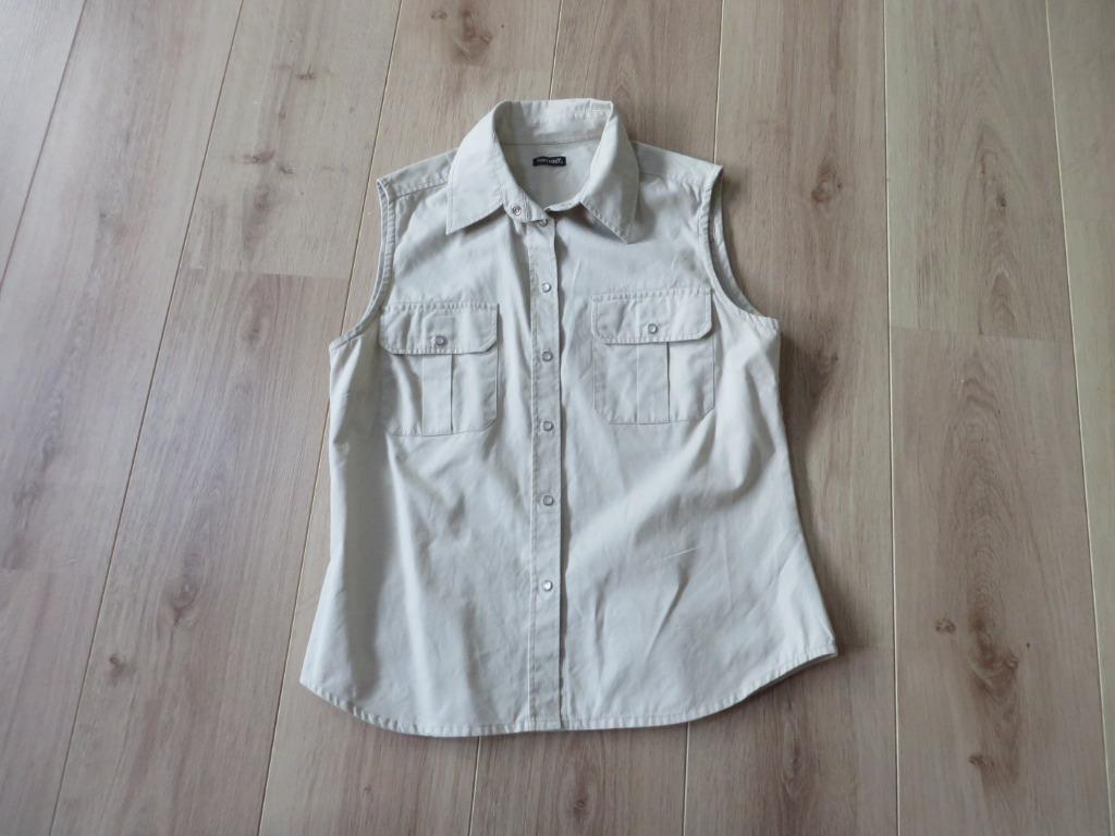 blouse Soft Grey mt 40 (nr 100), Kleding | Dames, Ophalen of Verzenden, Maat 38/40 (M), Beige