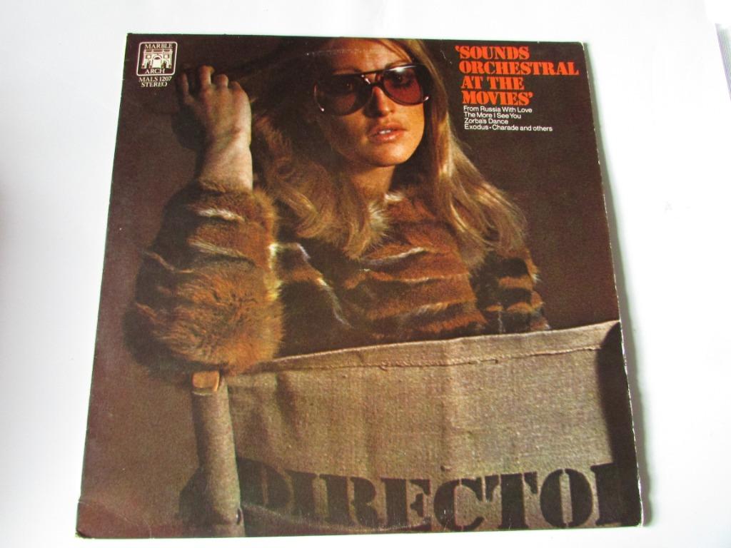 THE MOVIES. SOUNDS ORCHESTRAL AT THE MOVIES,LP, Ophalen of Verzenden, Gebruikt, 12 inch