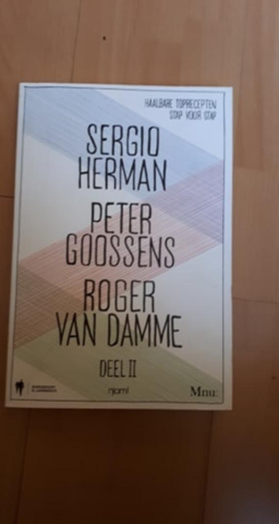 Sergio Herman, Peter Goosens, roger van damme NIEUW, Boeken, Ophalen of Verzenden, Nieuw