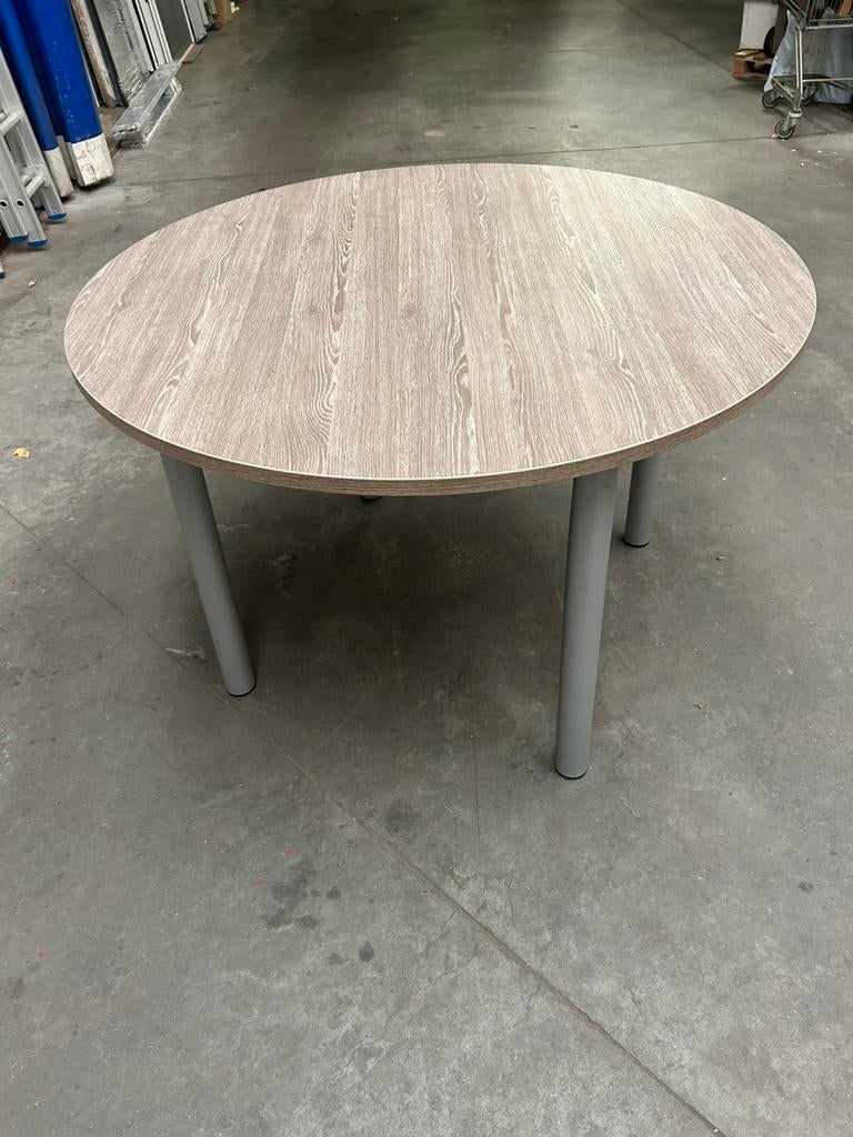Mooie moderne ronde tafel, Huis en Inrichting, Ophalen, Overige materialen, Rond, Zo goed als nieuw