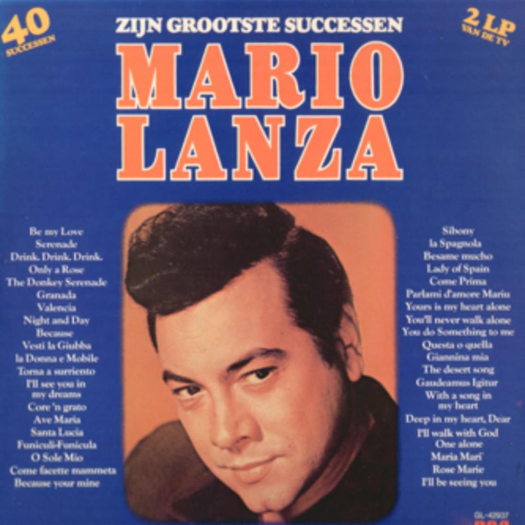 LP Mario Lanza: zijn grootste successen, Ophalen of Verzenden, Gebruikt, 12 inch