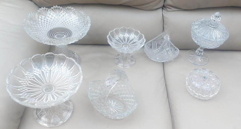 Set kristallen flessen, Antiek en Kunst, Ophalen