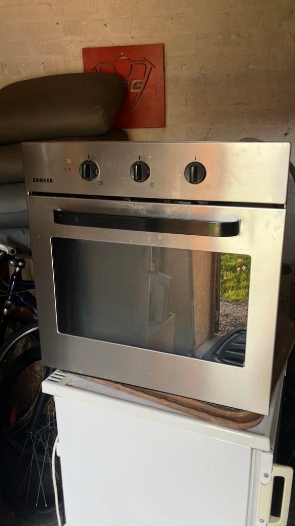 Zanker oven, Gebruikt, Hete lucht, Oven met grill, Inbouw