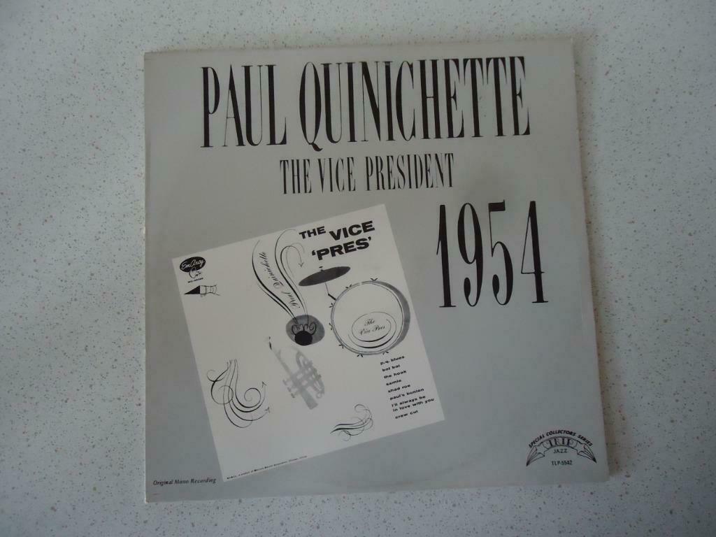 LP "Paul Quinchette" The Vice President 1954, Ophalen of Verzenden, Zo goed als nieuw, 12 inch, Jazz