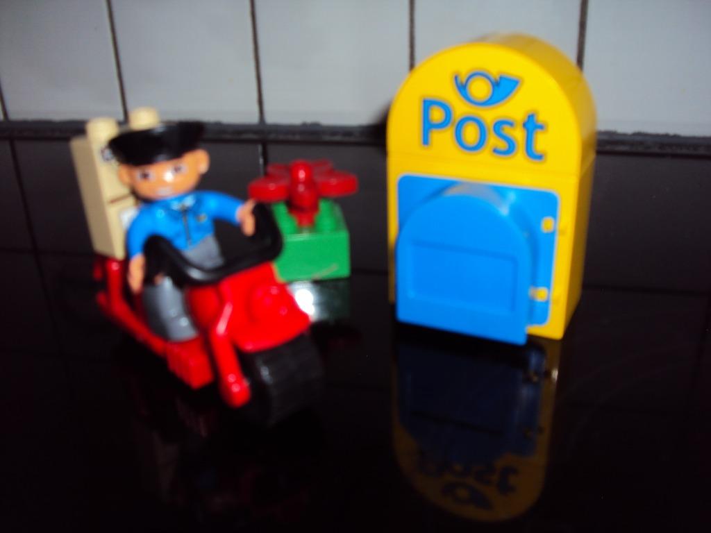 Lego Duplo Postbode - 5638*VOLLEDIG*, Kinderen en Baby's, Speelgoed | Duplo en Lego, Ophalen of Verzenden, Complete set, Duplo