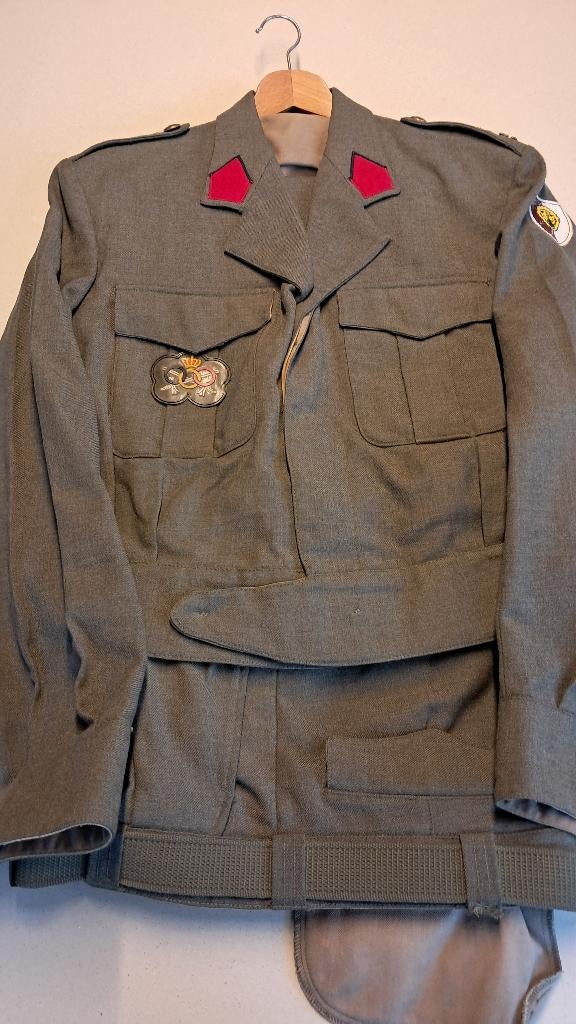 BELGIQUE - ABL - BATTLE DRESS 5 REGIMENT DE LIGNE - 1969, Enlèvement ou Envoi, Armée de terre, Vêtements ou Chaussures