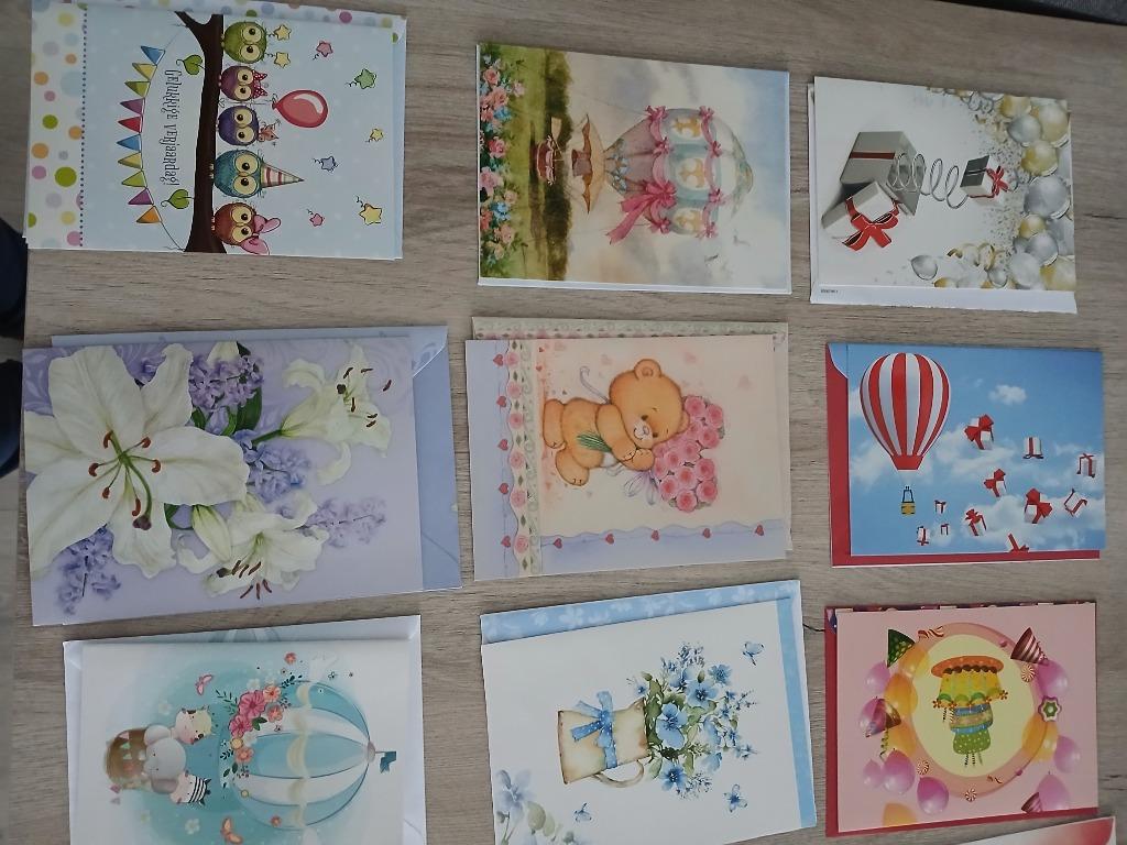 Set van 15 wenskaarten met bijpassende omslagen (set 10), Ophalen of Verzenden, Nieuw