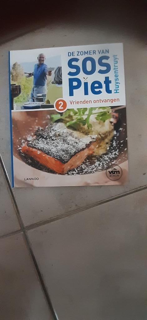 livre de cuisine - SOS Piet part - X-2-4-5, Livres, Piet Huysentruyt, Enlèvement ou Envoi, Comme neuf, Cuisine saine