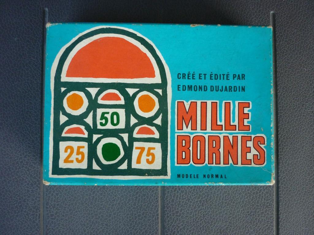 Jeu de société - Mille Bornes Vintage, Hobby en Vrije tijd, Gezelschapsspellen | Bordspellen, Gebruikt, Een of twee spelers, Drie of vier spelers