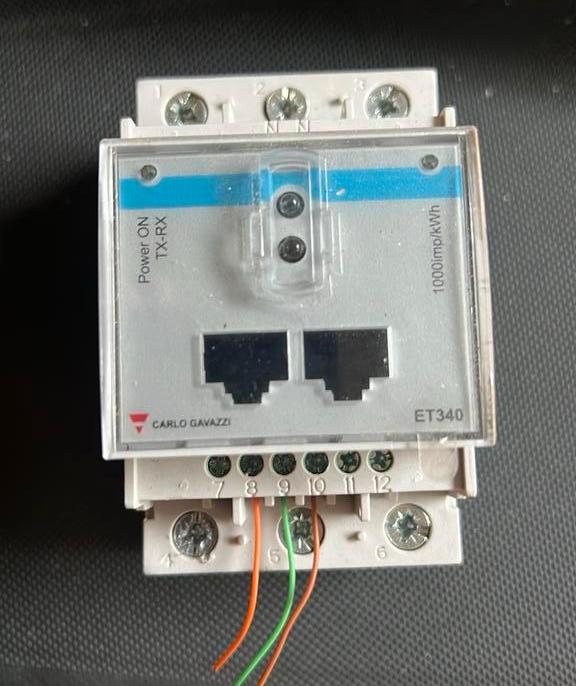 Energiemeter ET340 Carlo Gavazzi, Ophalen, Zo goed als nieuw