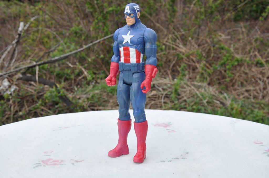 figurine marvel avanger captain america 29cm (4)), Ophalen of Verzenden, Gebruikt, Overige typen
