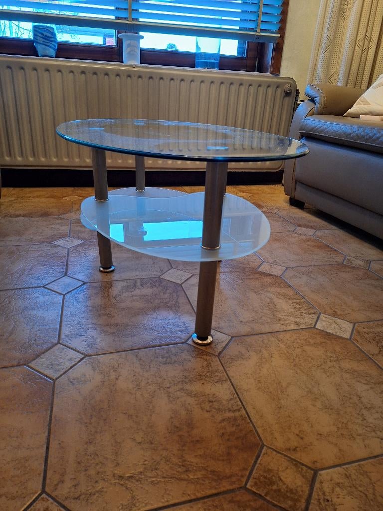 Salontafel, Neuf, 50 à 100 cm, Verre, Enlèvement