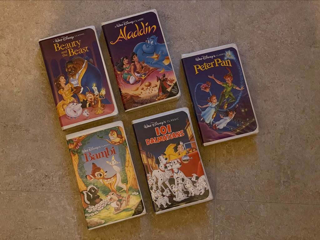 Disney Classics VHS‑box – 5 films - The Classics edition USA, Ophalen of Verzenden, Zo goed als nieuw