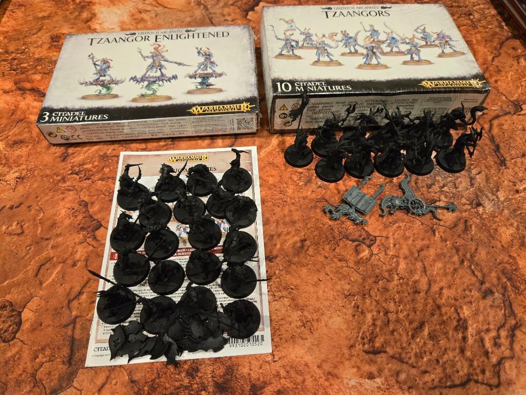 Tzeentch - Tzaangors - AOS - reste 20 kairic acolytes, Enlèvement, Comme neuf, Warhammer, Figurine(s)