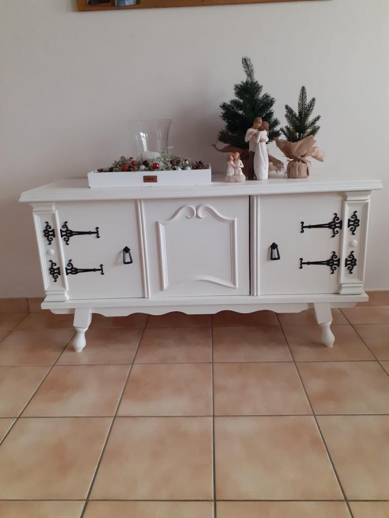 Dressoir + 2 nachtkastjes in vintage/landelijke stijl!, Huis en Inrichting, Ophalen, Gebruikt, 55 tot 70 cm, 65 cm of meer