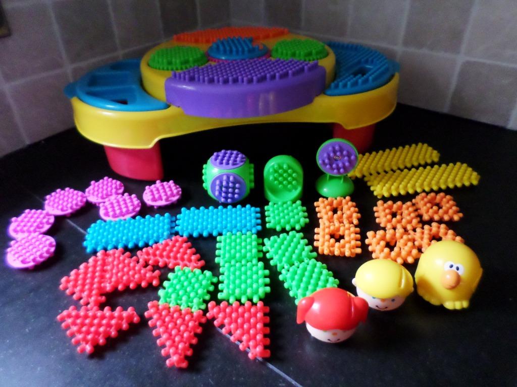 Clipo Speeltafel van playskool 34 delig, Kinderen en Baby's, Ophalen of Verzenden, Zo goed als nieuw, Bouwen