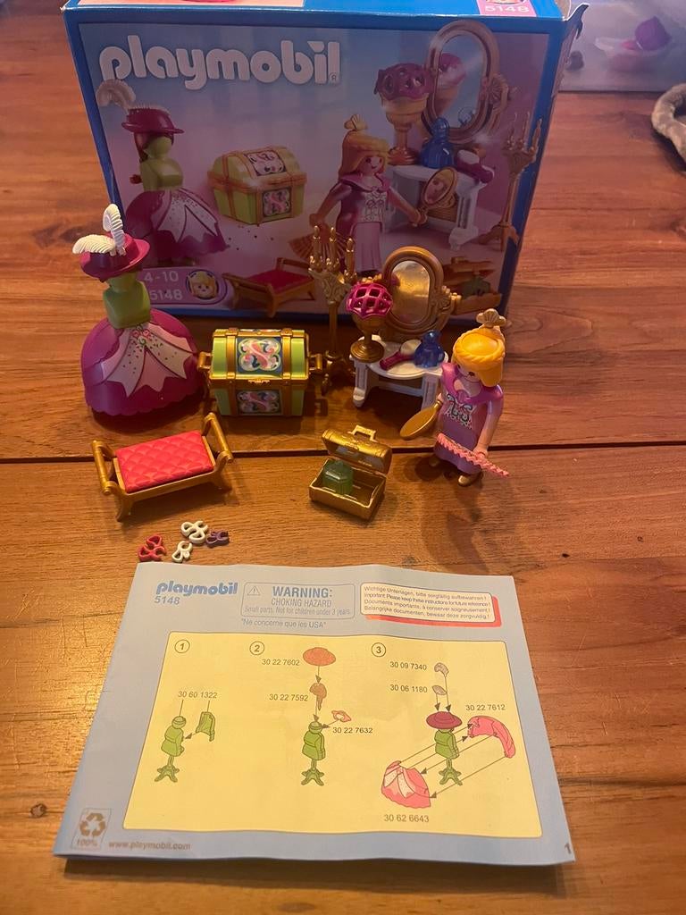 Playmobil 5148 koninklijke dressing, Ophalen of Verzenden, Zo goed als nieuw