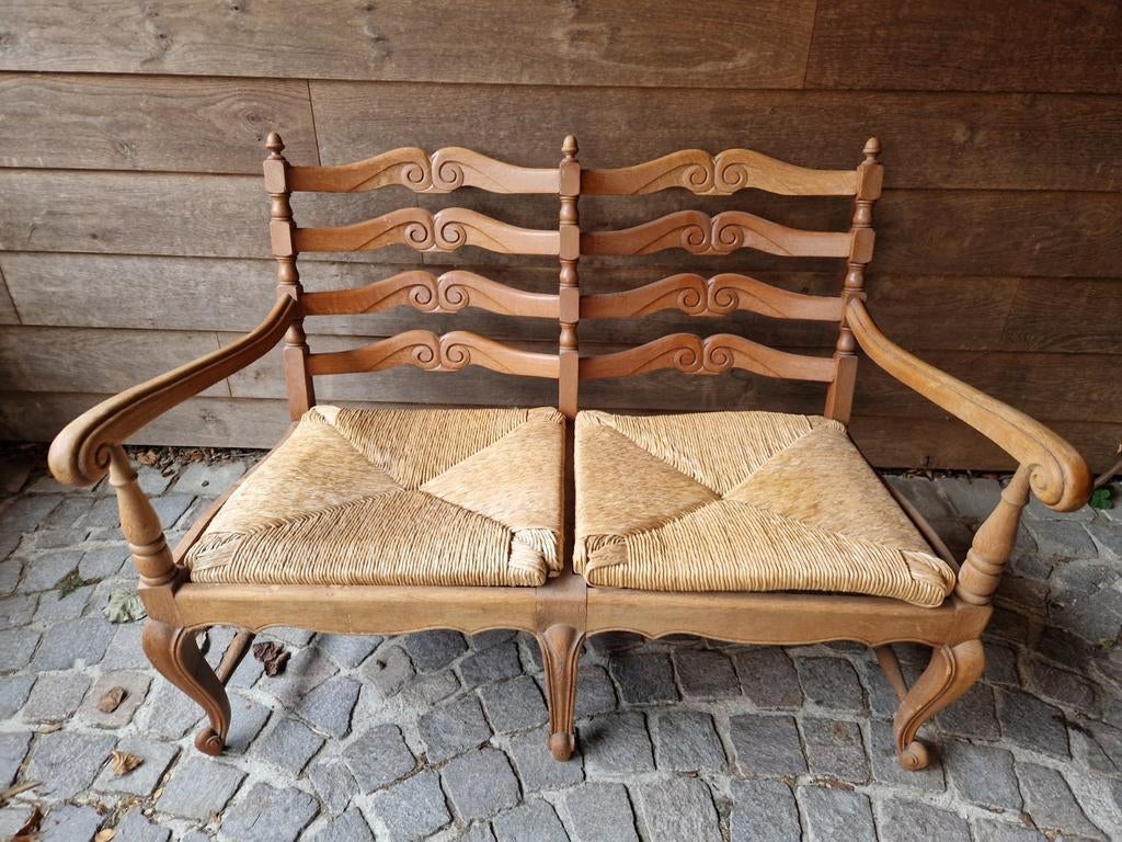 Zitbank vintage jaren 70/80, Antiek en Kunst, Ophalen